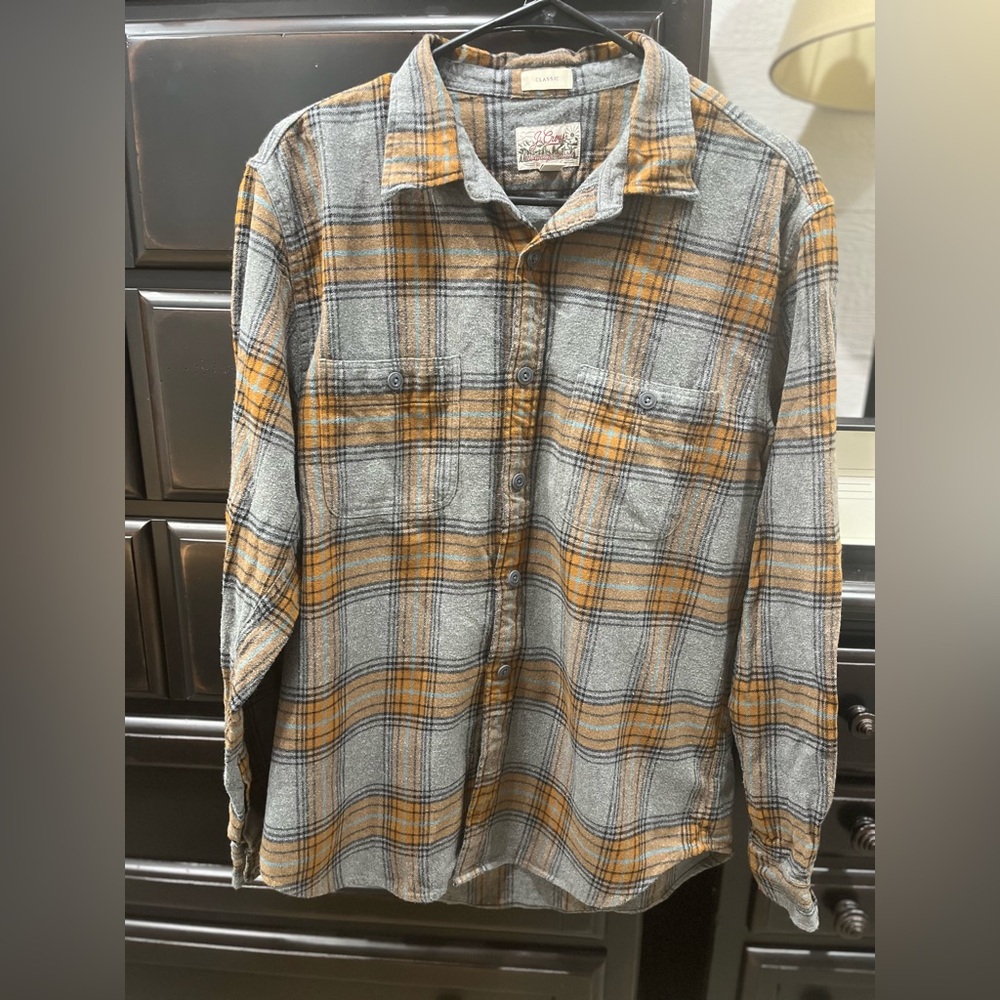 JCrew Double Brushed Cotton Flannel Shirt